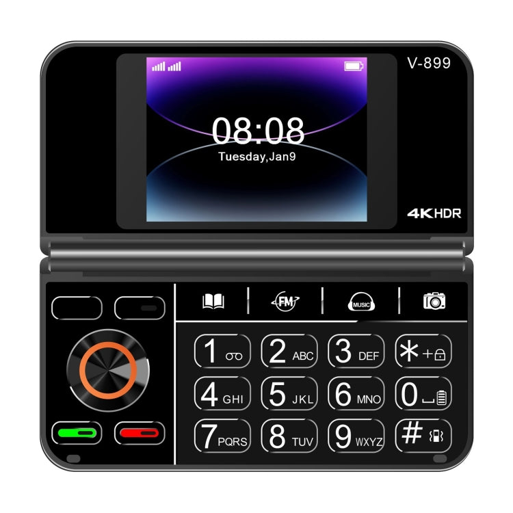 SOYES V-899, 32MB+64MB, 2.4 inch + 2.8 inch Display MTK6261D CPU, BT 3.0, Network: 2G, Dual SIM SOYES V-899, 32MB+64MB, 2.4 inch + 2.8 inch Display MTK6261D CPU, BT 3.0, Network: 2G, Dual SIM